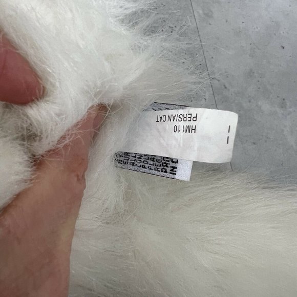 Webkinz HM110 White Long Haired Persian Cat NO Code Kitty Stuffed Animal - Picture 5 of 7